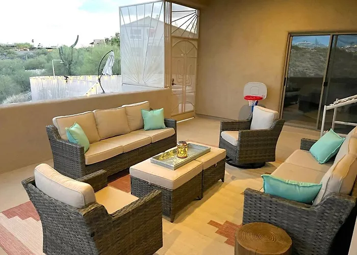 Avenida Panorama — Luxury Foothills Estate | Golf Sim + Pool | Sleeps 12 * Tucson